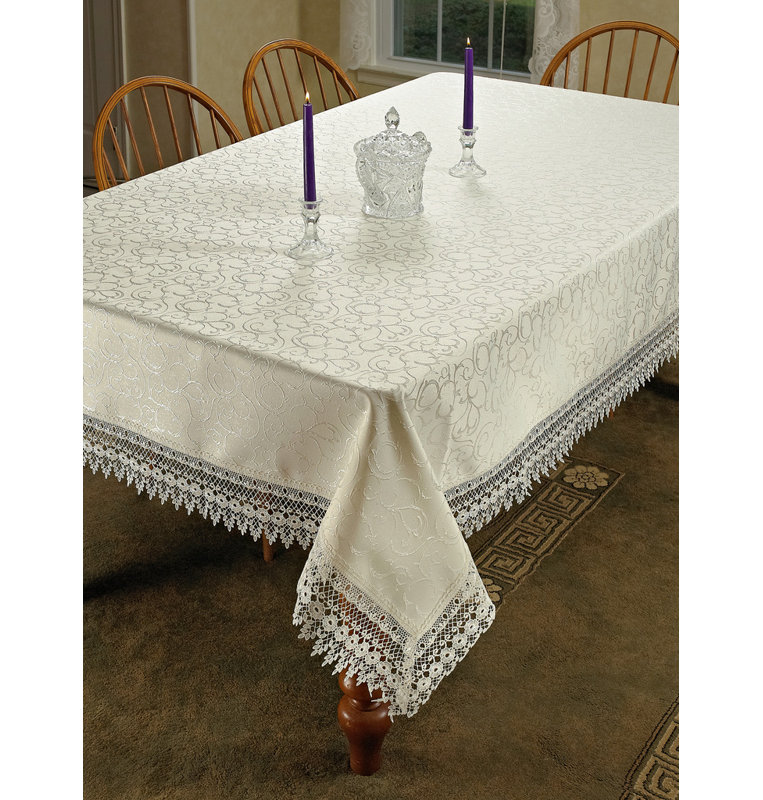Andover Mills™ Francisco Vintage Lace Tablecloth & Reviews Wayfair